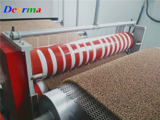 Single-screw PVC Coil Mat Extrusion Line for Double Color PVC Floor Mat Making Machine
